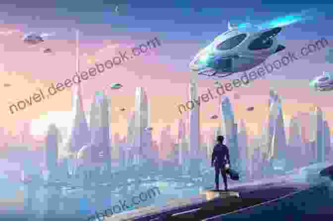 A Futuristic City With Towering Skyscrapers And Flying Vehicles Terro Human Future History: Complete Series: Uller Uprising Four Day Planet The Cosmic Computer Space Viking The Return Omnilingual The Edge Of The Slave Is A Slave Naudsonce Little Fuzzy