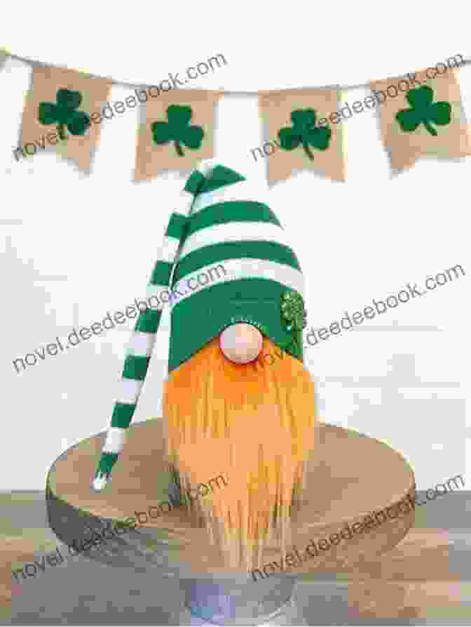 A Knitted Leprechaun Gnome With A Green Beard And A Striped Hat St Patrick S Day Knitting Tutorials: Knitting Patterns For St Patrick S Day: St Patrick S Day Knitting Pattern Ideas