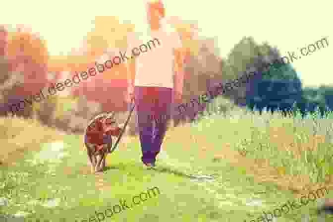 A Man With Six Legs And His Dog Walking Along A Dirt Road. Dog Walks Man: A Six Legged Odyssey