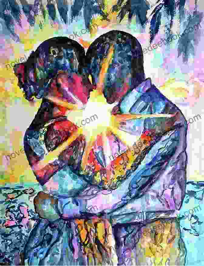 A Painting Of A Man And A Woman Embracing. My Male Paintings: Sharing Some Art Ideas
