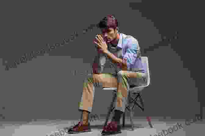 A Painting Of A Man Sitting In A Chair, Looking Thoughtful. My Male Paintings: Sharing Some Art Ideas