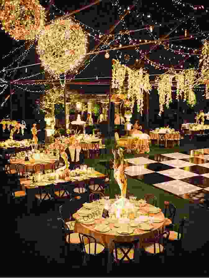 A Picturesque Garden Wedding Venue Adorned With Blooming Flowers And Twinkling Fairy Lights, Creating An Enchanting Ambiance IRRESISTIBLE WEDDINGS (Irresistible Romance 4)