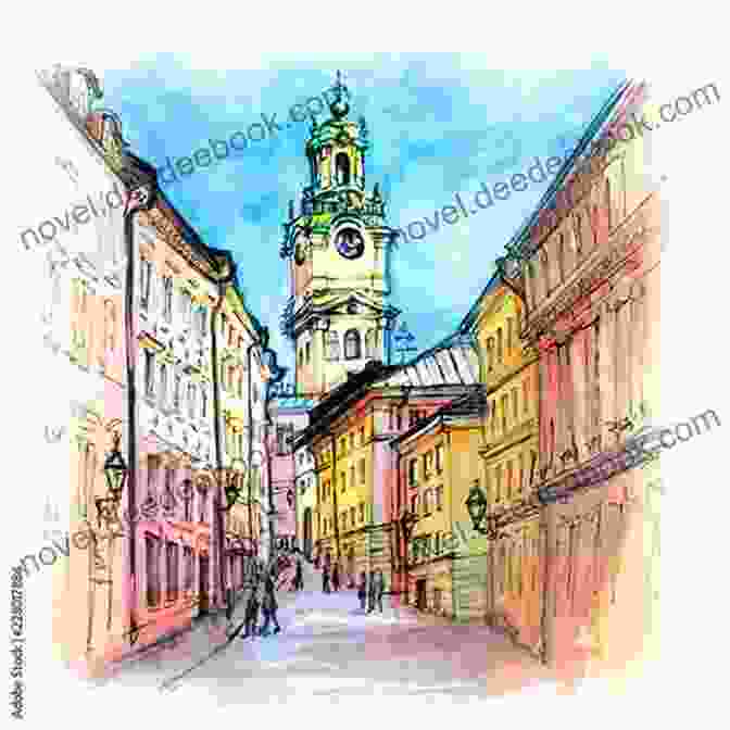 A Sketch Of The Old Town (Gamla Stan) In Stockholm Travelling Sketches In Russia And Sweden: During The Years 1805 1806 1807 1808