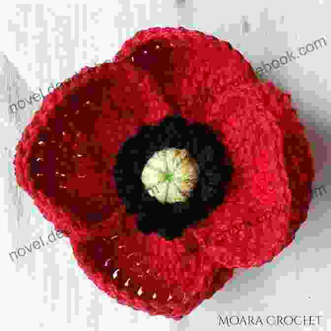 A Vibrant Crochet Poppy With Bold Petals And Delicate Stamens Flowers Pattern Crochet: Creative And Stunning Ideas To Crochet Flowers With Your Style
