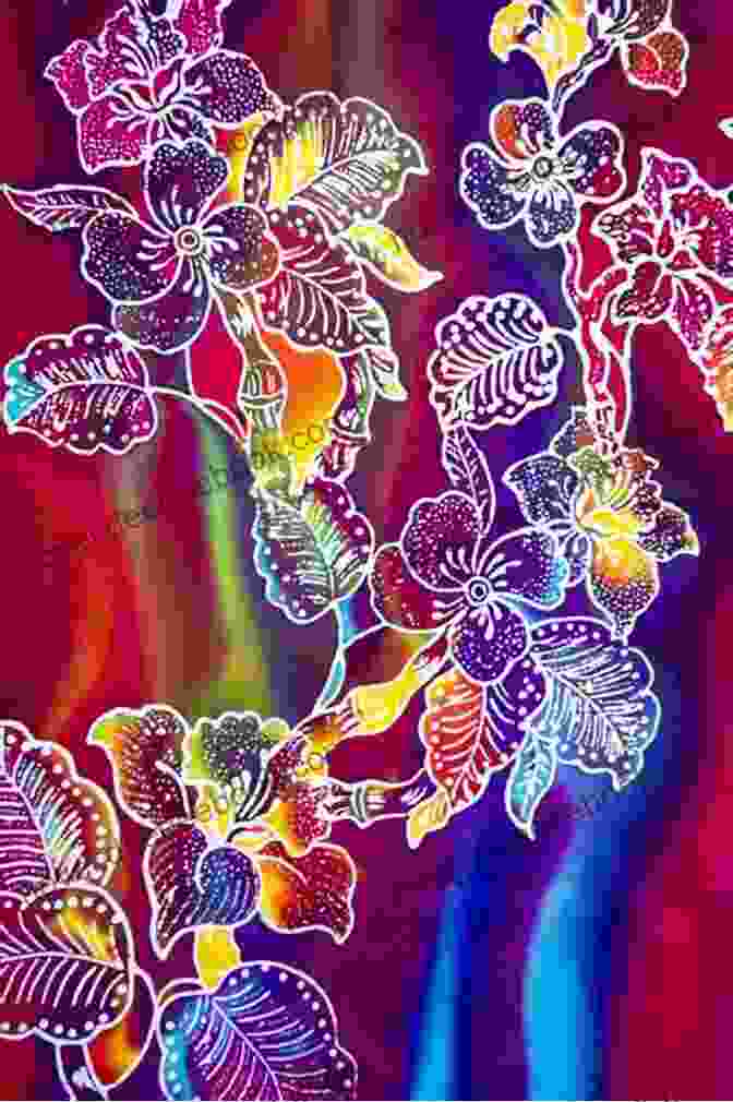 Daphne Mckenzie's Painting Inspired By Indonesian Batik Color My World (My World With Daphne McKensie 1)