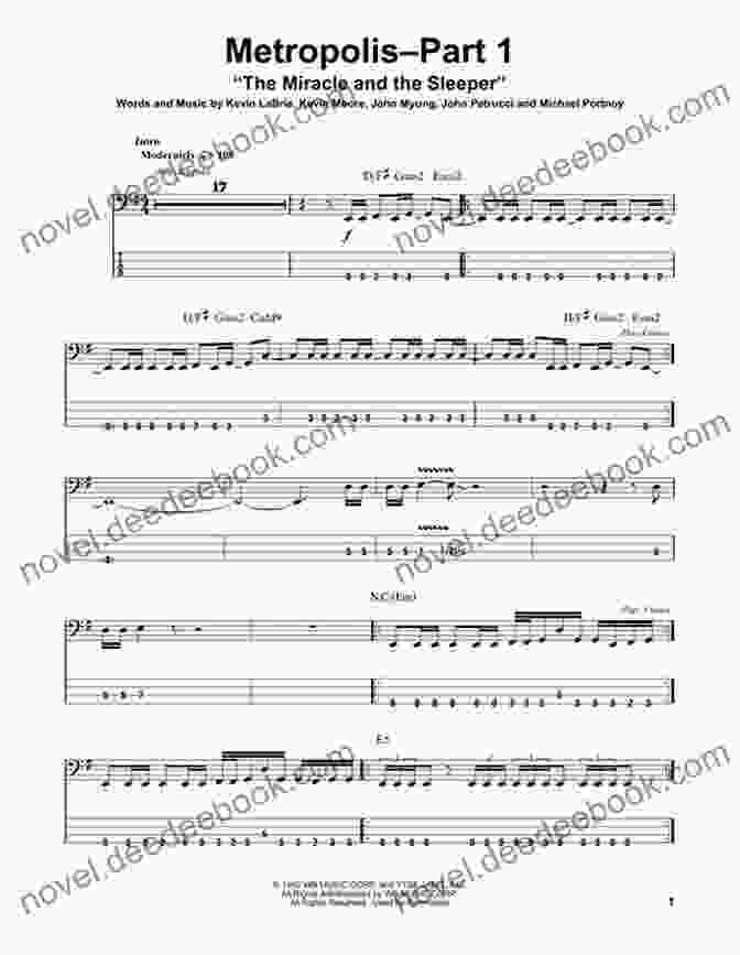 Metropolis Guitar Tab Dream Theater: Images And Words (Authentic Guitar Tab)
