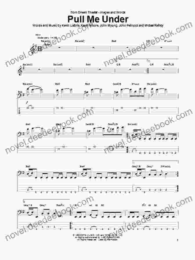 Pull Me Under Guitar Tab Dream Theater: Images And Words (Authentic Guitar Tab)
