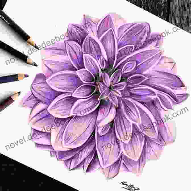 Shading And Highlighting A Flower Learn To Draw Flowers Step By Step: #2 Draw 23 Different Flower Designs With Reverse Engineering (Drawing Flowers With Reverse Engineering)