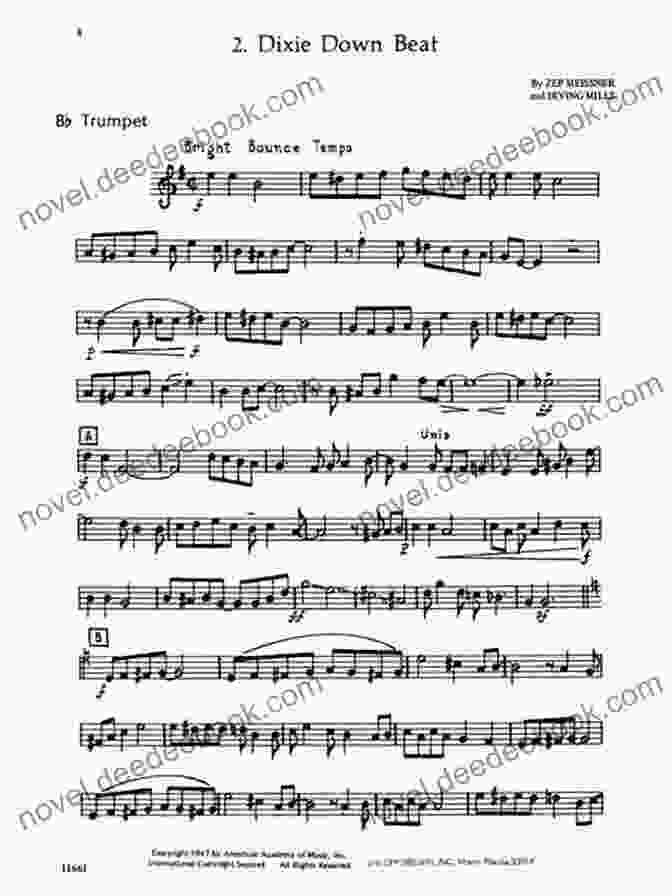 Sheet Music For 6 Easy Dixieland Tunes Trumpet Piano (Trumpet Parts)