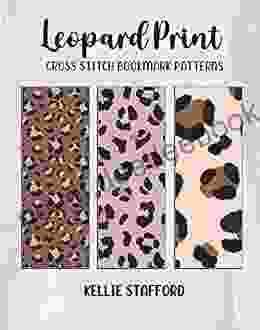Leopard Print Cross Stitch Bookmark Patterns