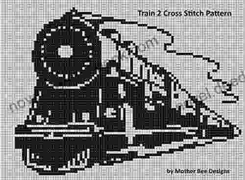 Train 2 Cross Stitch Pattern Royston Morris