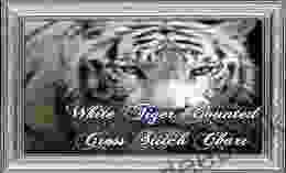 White Tiger Counted Cross Stitch Chart